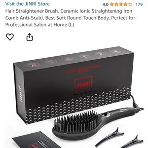 Heat hair brush smooths hair brand new